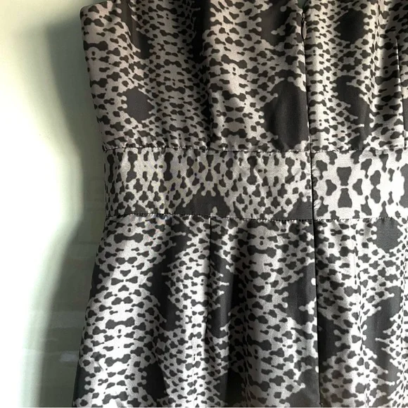 NWT Banana Republic Silk Snake Print Sheath Dress Career Cocktail Size 10 - Picture 10 of 11